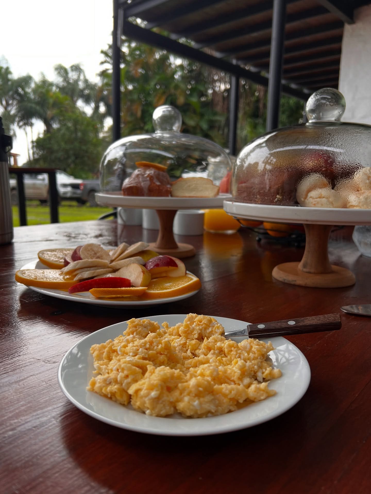 Desayuno en el lodge